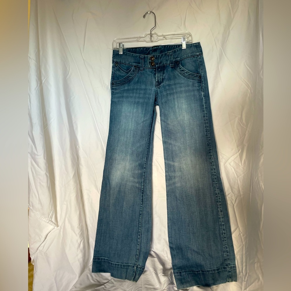 Vintage Low Rise Double Burton Flare X2 Jeans